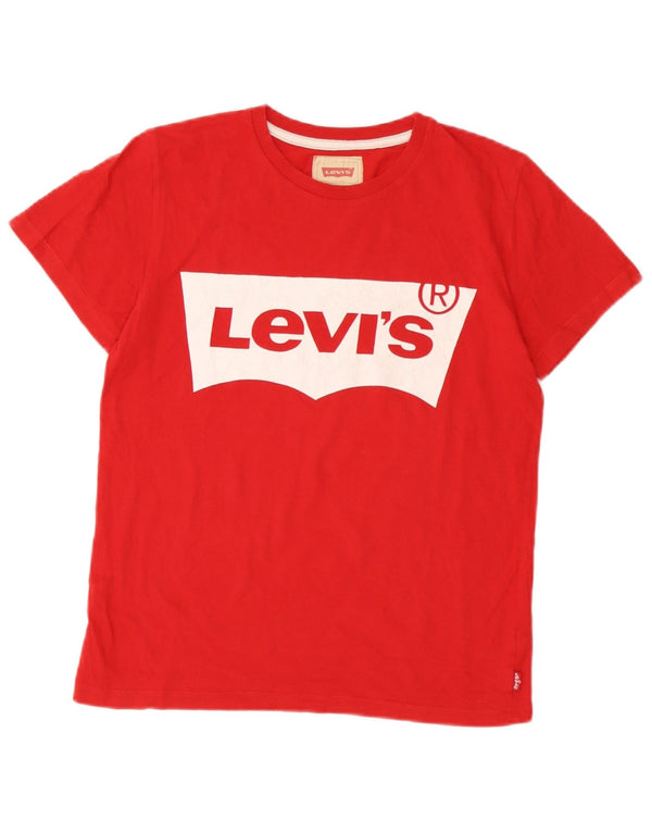 Levi's Camiseta gráfica para niño 13-14 años Rojo