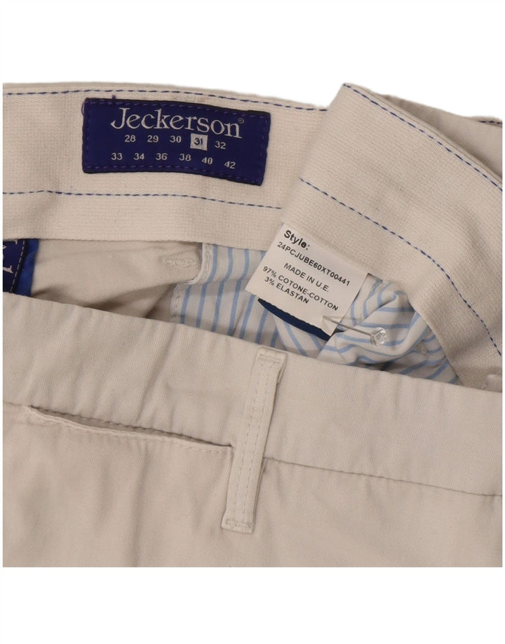 Pantalones cortos chinos Jeckerson para mujer W31 Algodón beige medio