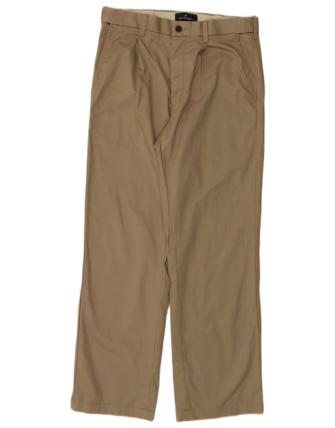 MARKS & SPENCER Pantalón chino recto para hombre W30 L29 Algodón beige