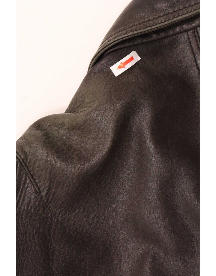 Chaqueta de cuero para hombre Liberty IT 54 2XL Cuero marrón