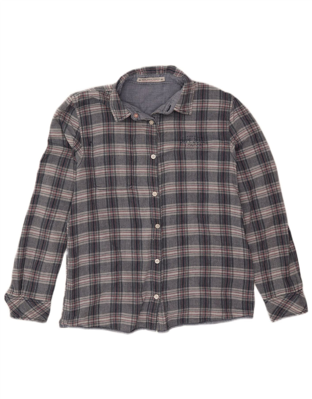 PEPE Jeans Camisa Mujer UK 44 Azul Medio