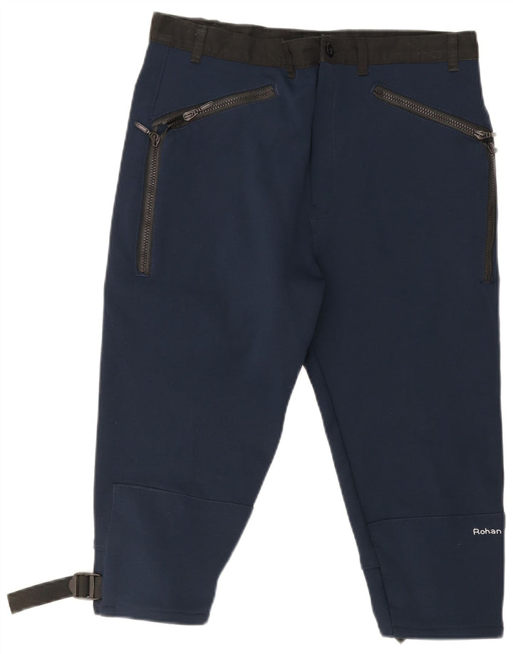 Rohan Bermudas tipo cargo para hombre, talla grande, W34, poliamida azul marino