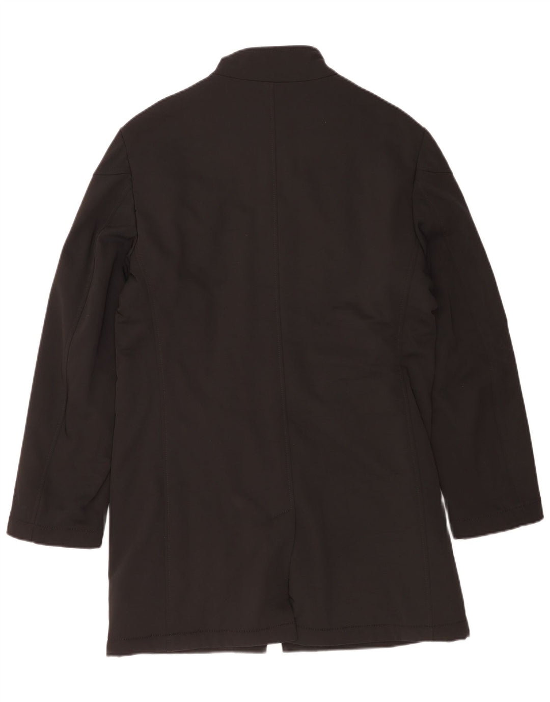 Abrigo vintage para hombre IT 50 Poliéster negro grande