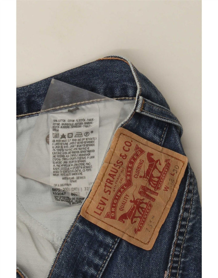 Vaqueros Levi's Mujer 751 Rectos W32 L30 Algodón Azul