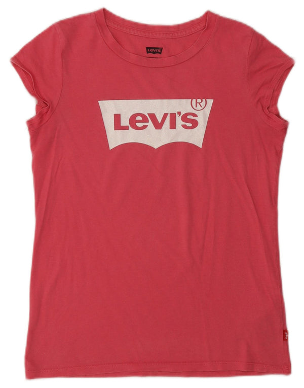 Levi's Camiseta gráfica para niña Top 13-14 años Algodón rosa