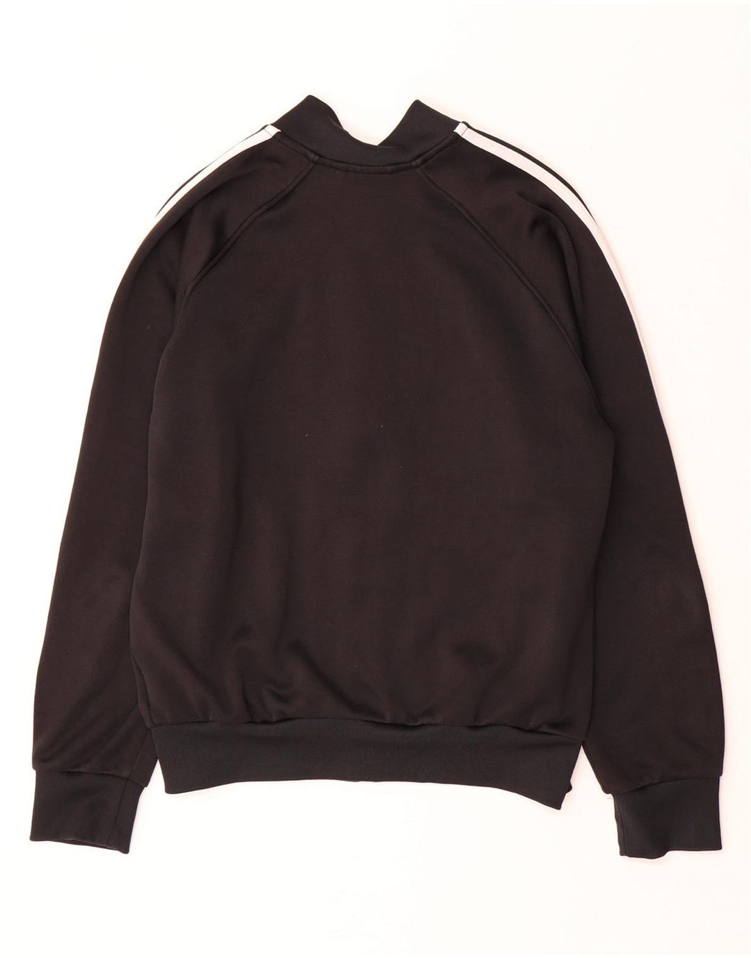 ADIDAS Chaqueta de chándal para mujer UK 14 Mediana Algodón negro