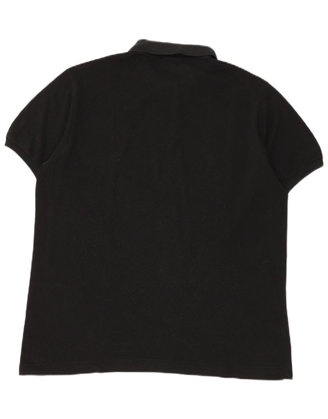 LACOSTE Polo para hombre Talla 6 XL Algodón negro