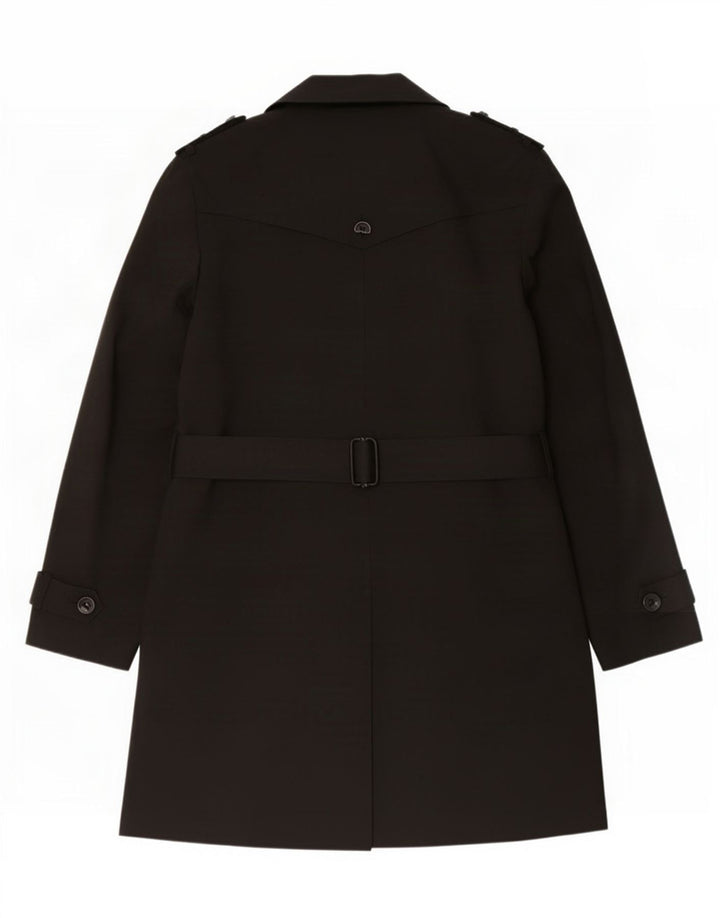 Marks & Spencer Gabardina para mujer UK 40 Mediano Poliéster negro
