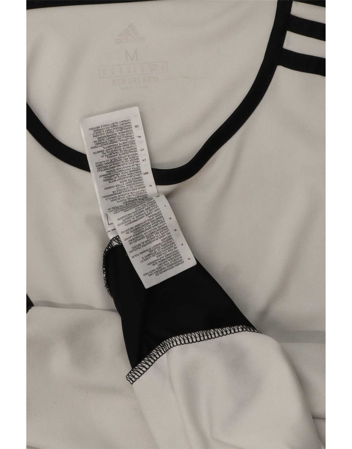 Camiseta Nike Aeroready para hombre Top medio blanco color block Poliéster