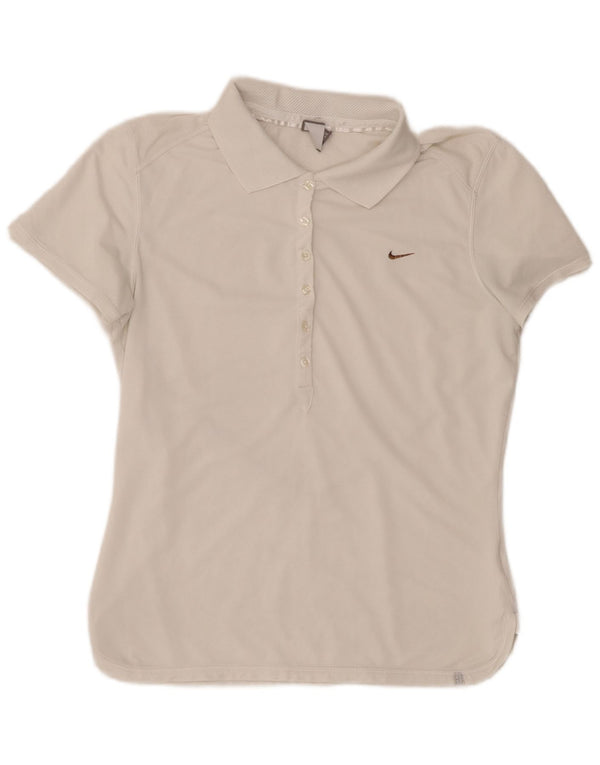 Nike Polo para mujer UK 14/16 Grande Blanco