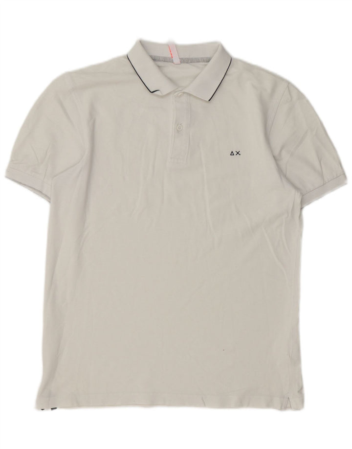Polo Sun68 Hombre Algodón Blanco Mediano