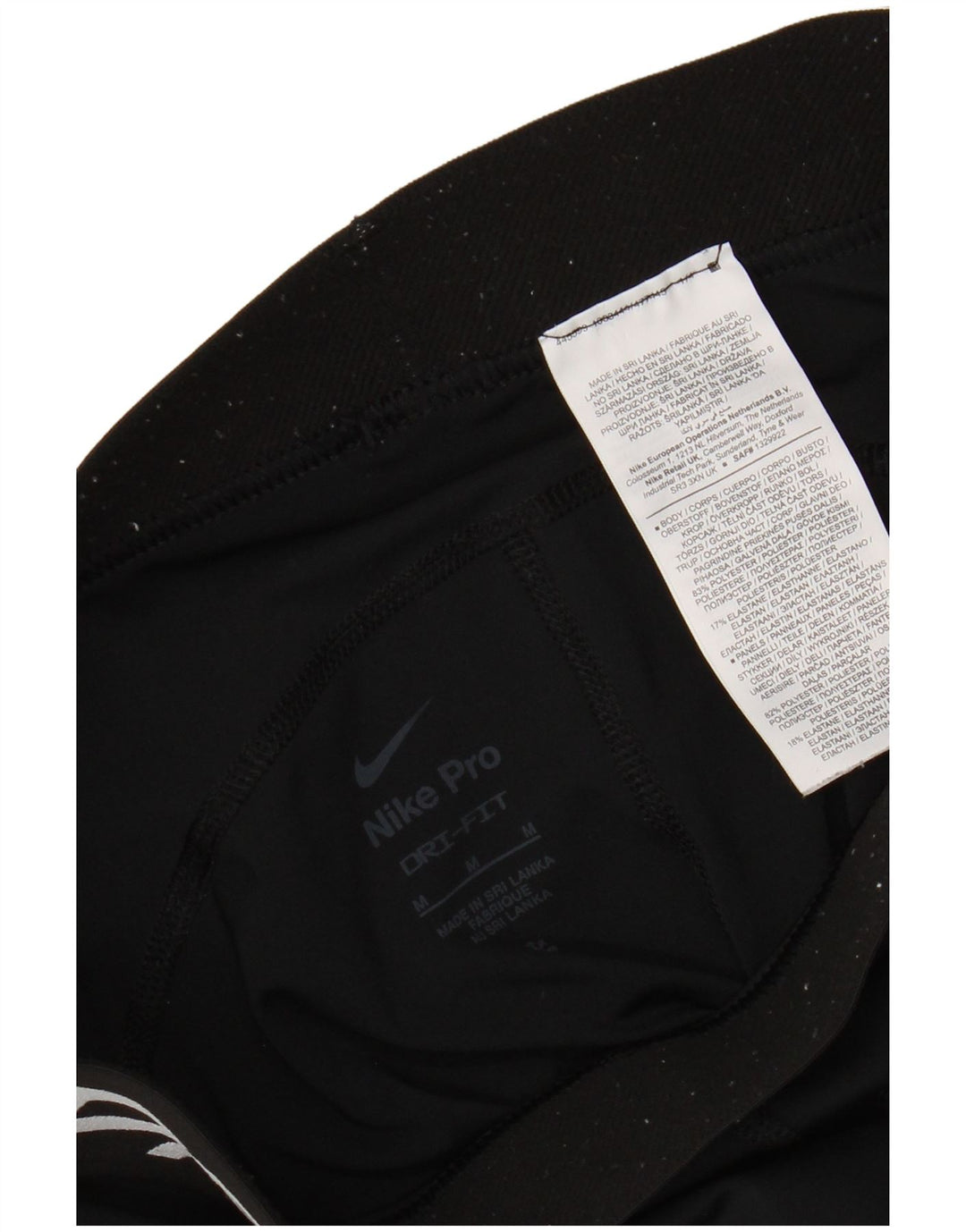 Nike Leggings gráficos para mujer UK 44 Mediano Negro Poliéster