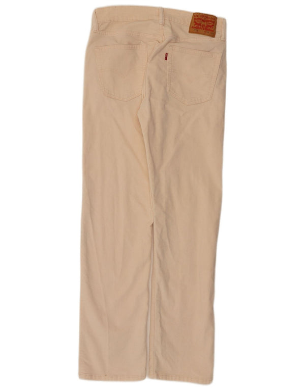 Levi's Mujer 751 Pantalón Recto De Pana W32 L32 Algodón Beige