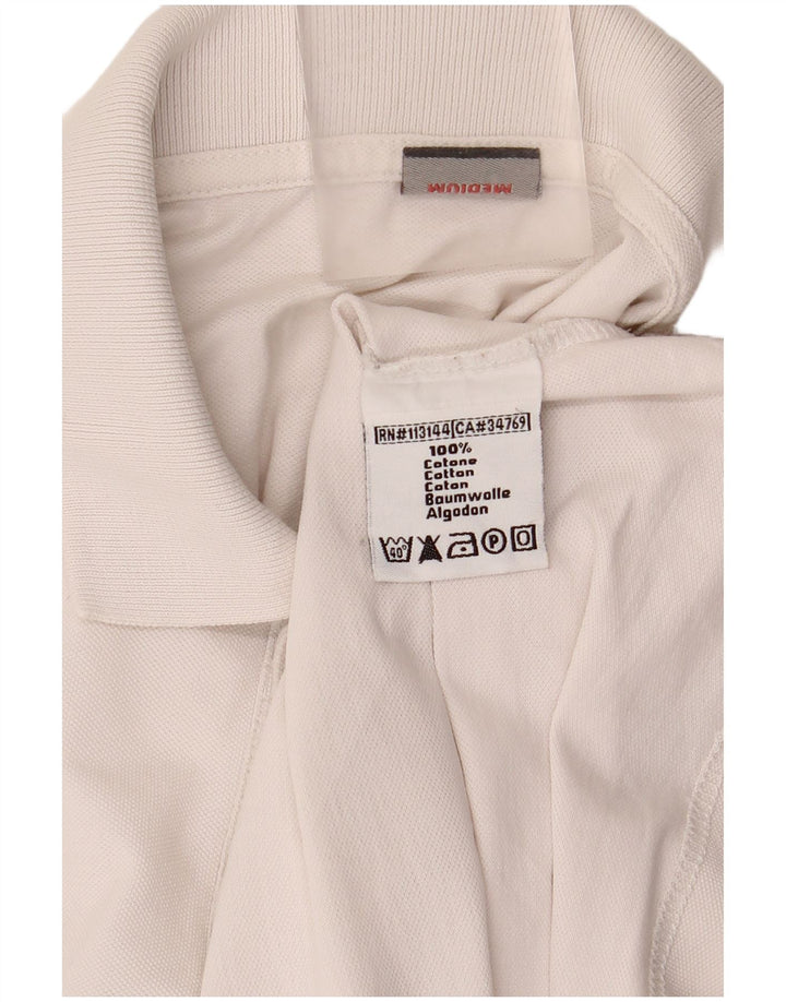 Kappa Polo De Manga Larga De Algodón Blanco Mediano Hombre