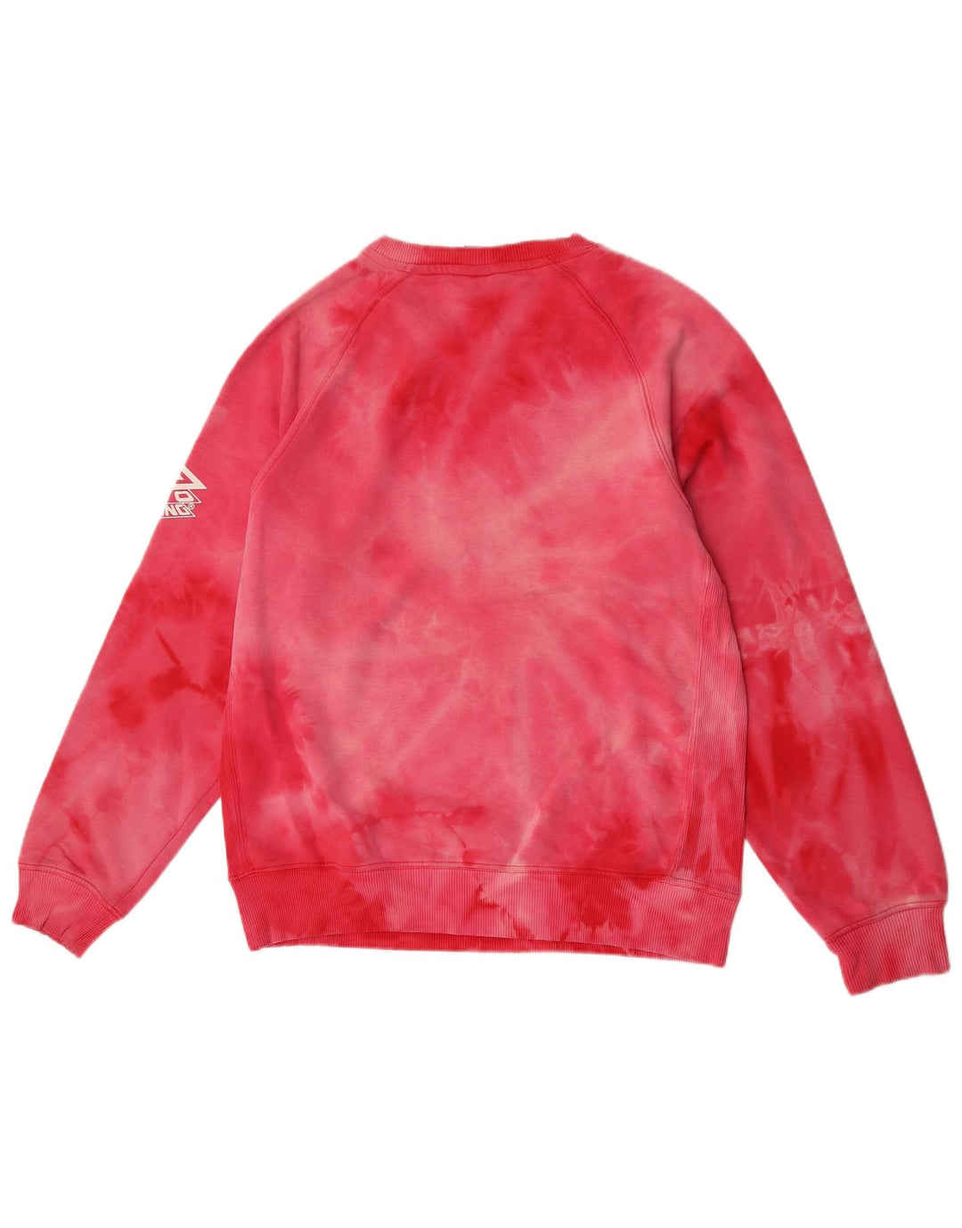 Umbro Sudadera Estampada Con Estampado De Algodón Tie Dye Rosa Medio |