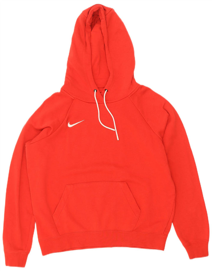 Nike - Sudadera con capucha para hombre, color rojo medio, algodón