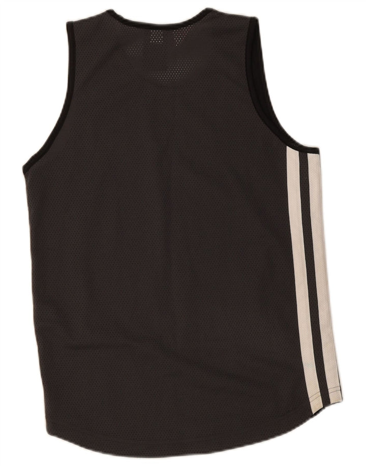 Adidas Camiseta sin mangas gráfica para niños 13-14 años Grande Gris