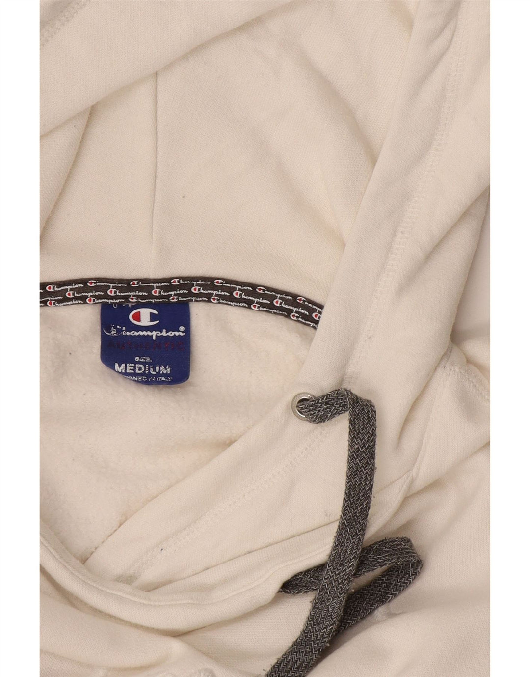 Champion Sudadera con capucha gráfica para mujer UK 12 Medium White