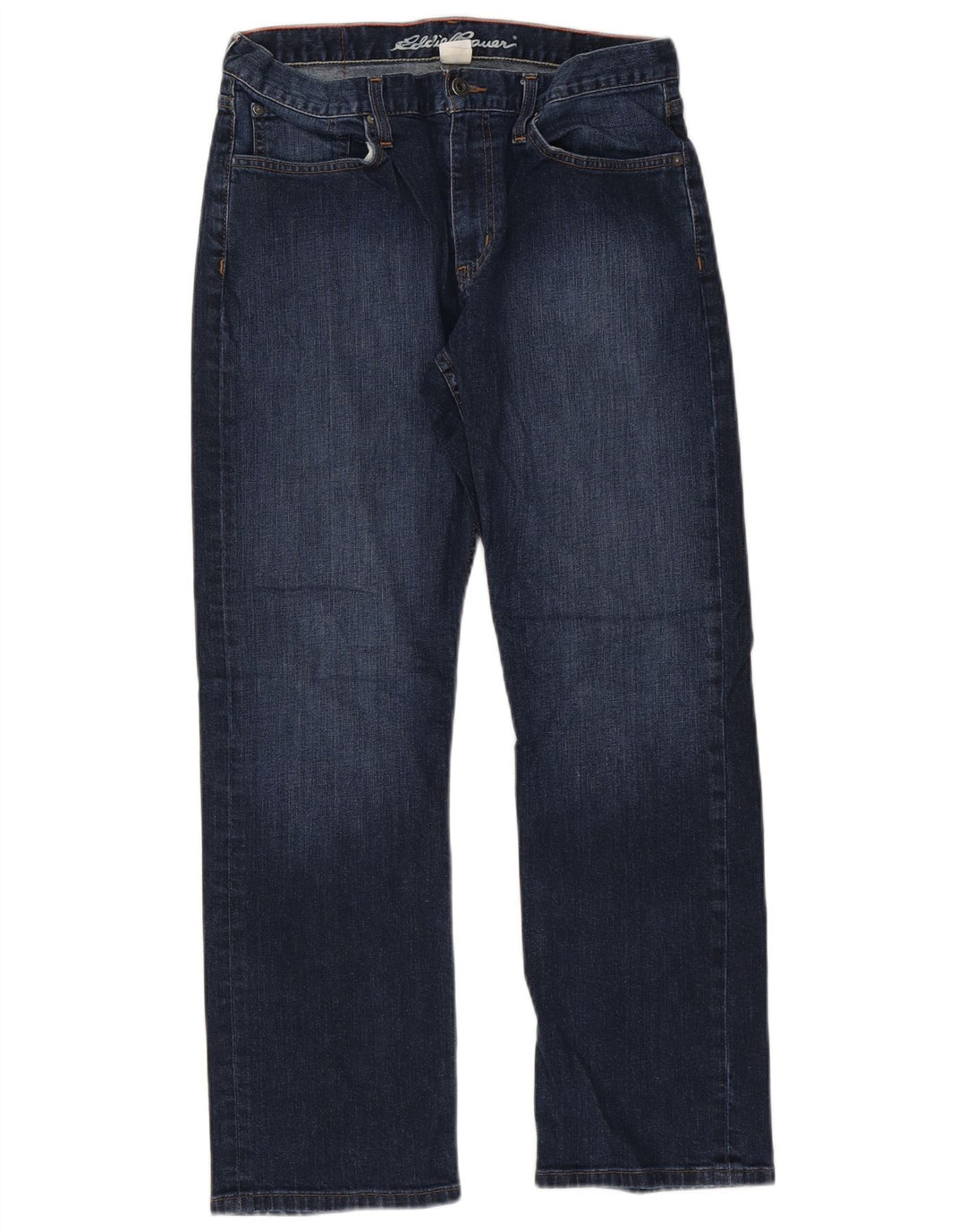 Eddie Bauer Vaqueros rectos para hombre W32 L30 Algodón azul
