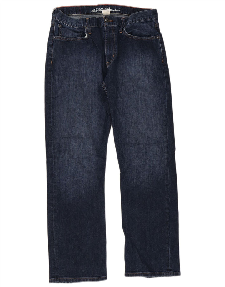 Eddie Bauer Vaqueros rectos para hombre W32 L30 Algodón azul