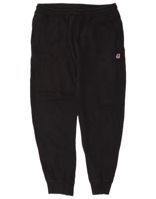 K-Way Pantalones de Chándal para Hombre Joggers XL Negro Algodón