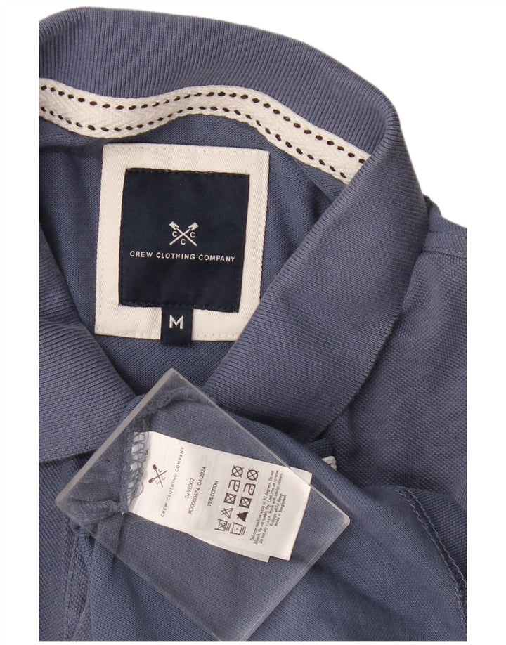 Crew Clothing Polo para hombre Algodón azul marino mediano