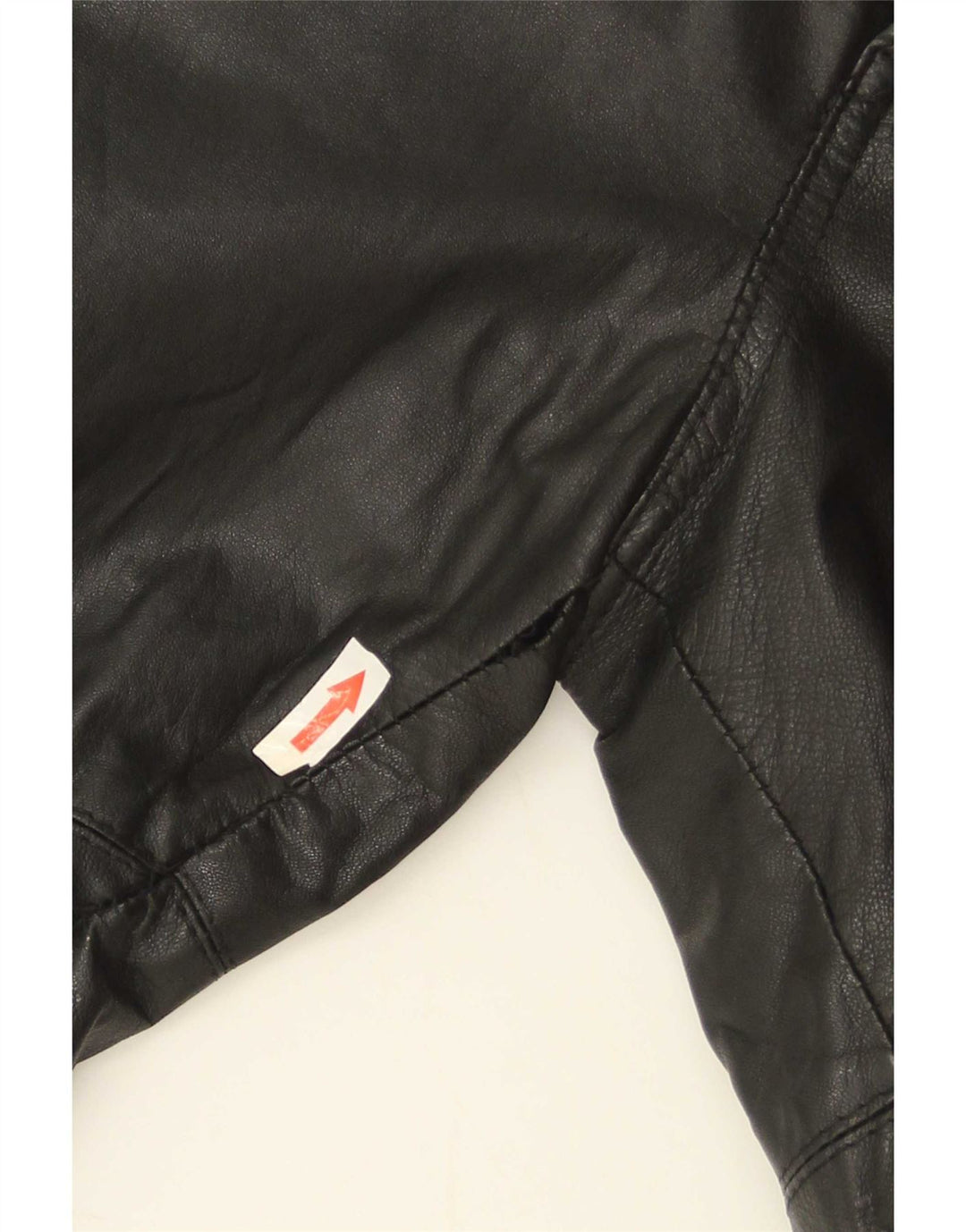 Pantalones de cuero ajustados para mujer Golden Leaf W26 L28 Negro