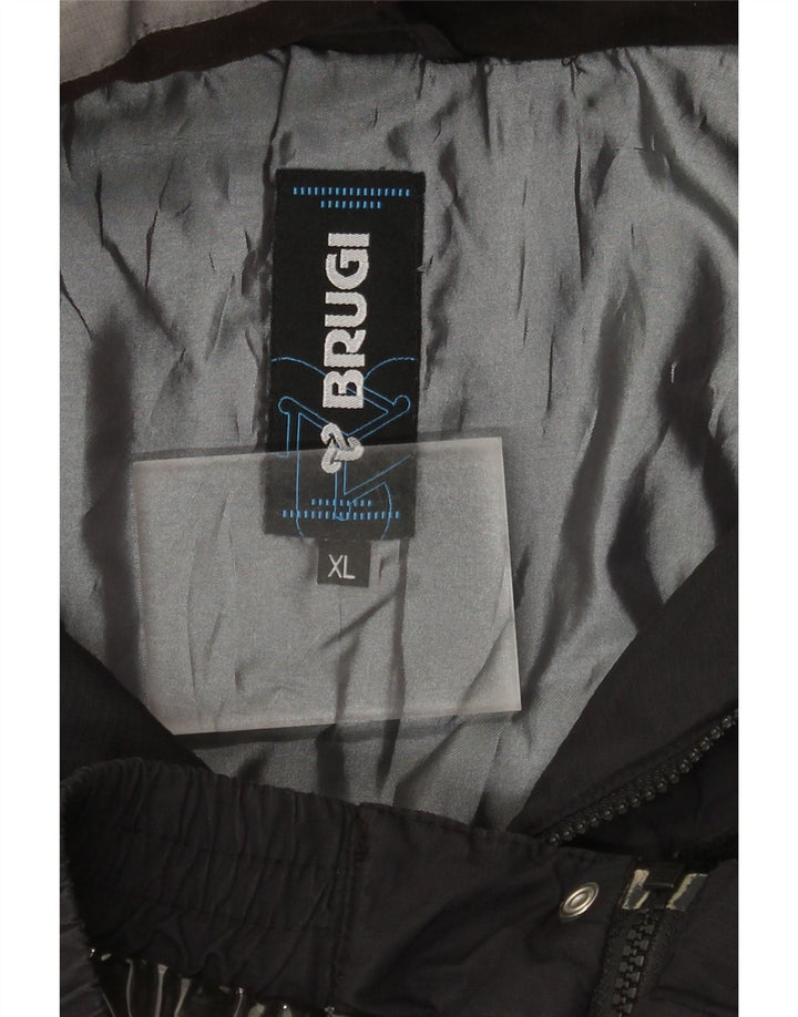 Brugi Chaqueta de esquí para hombre XL Black Colourblock
