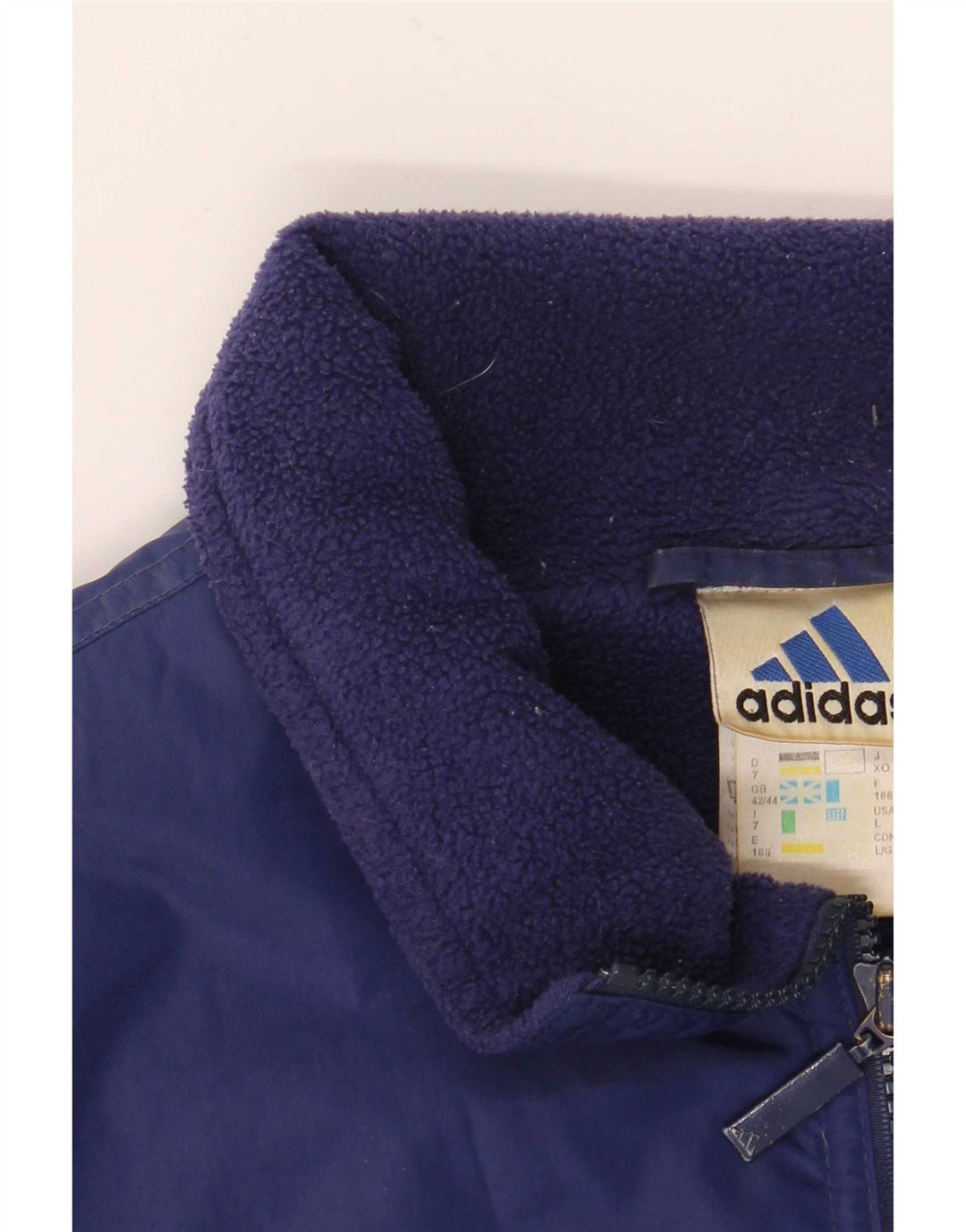 Adidas Chaqueta Bomber para Hombre UK 42/44 Large Azul Poliamida