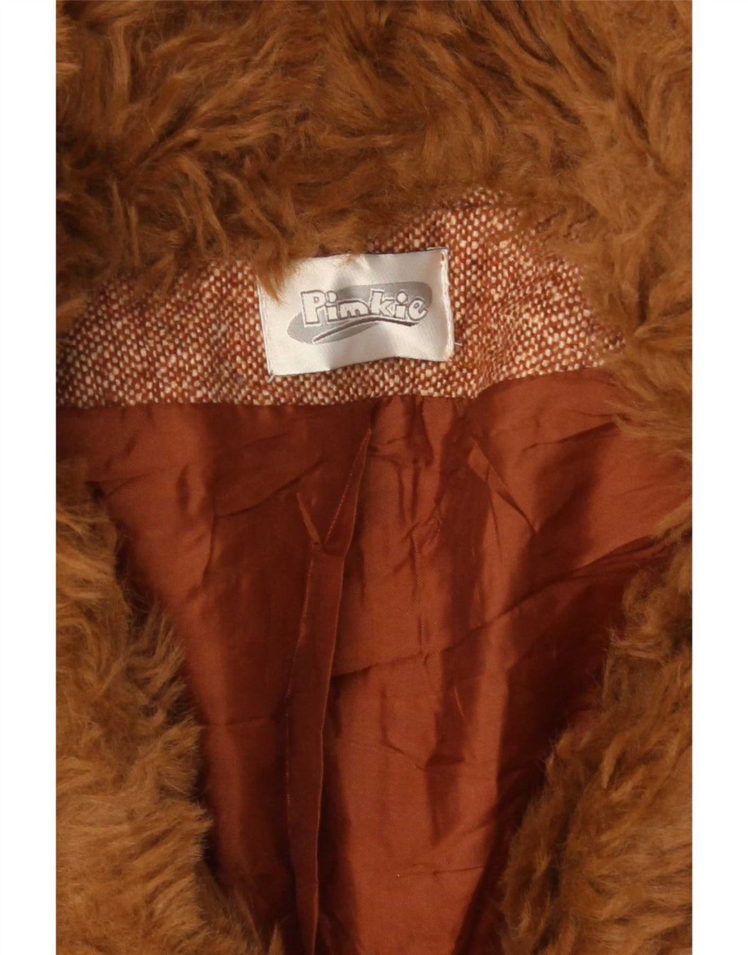 Pimkie Chaqueta tipo blazer de 1 botón para mujer UK 40 Small Marrón moteado