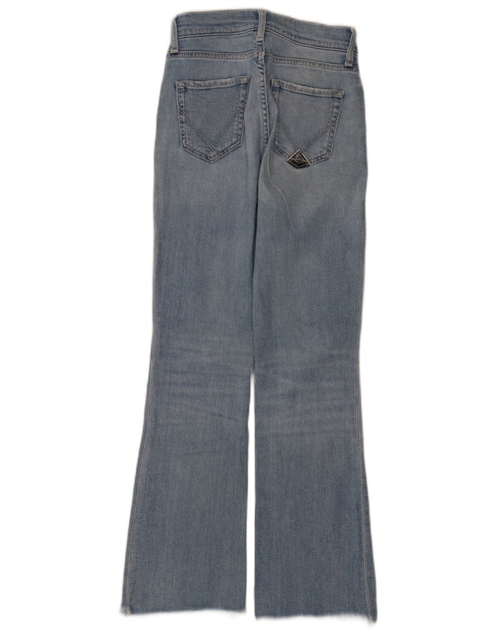 Vaqueros acampanados para mujer Roy Rogers W24 L28 Algodón azul