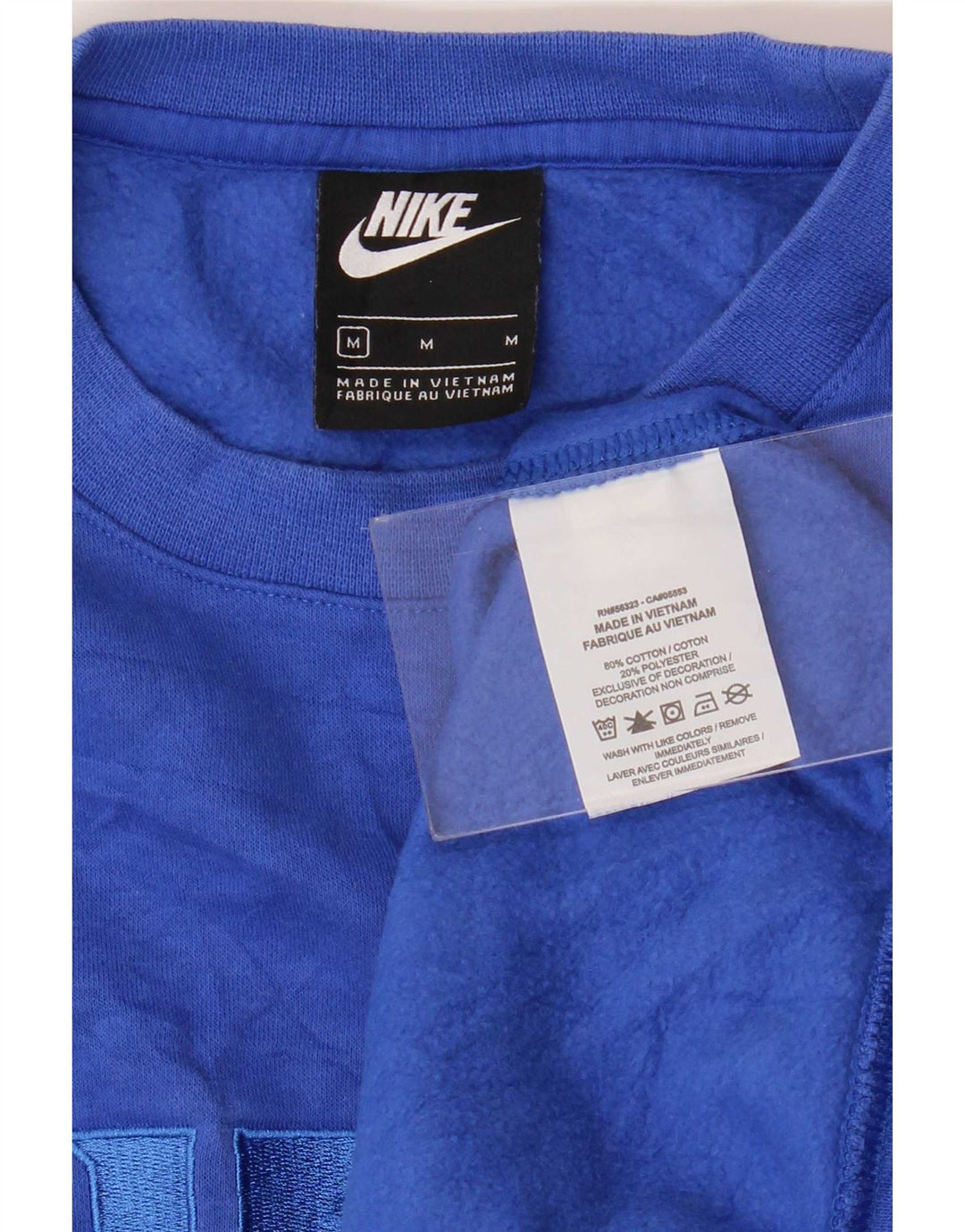 Nike Hombre Sudadera Gráfica Jersey De Algodón Azul Medio