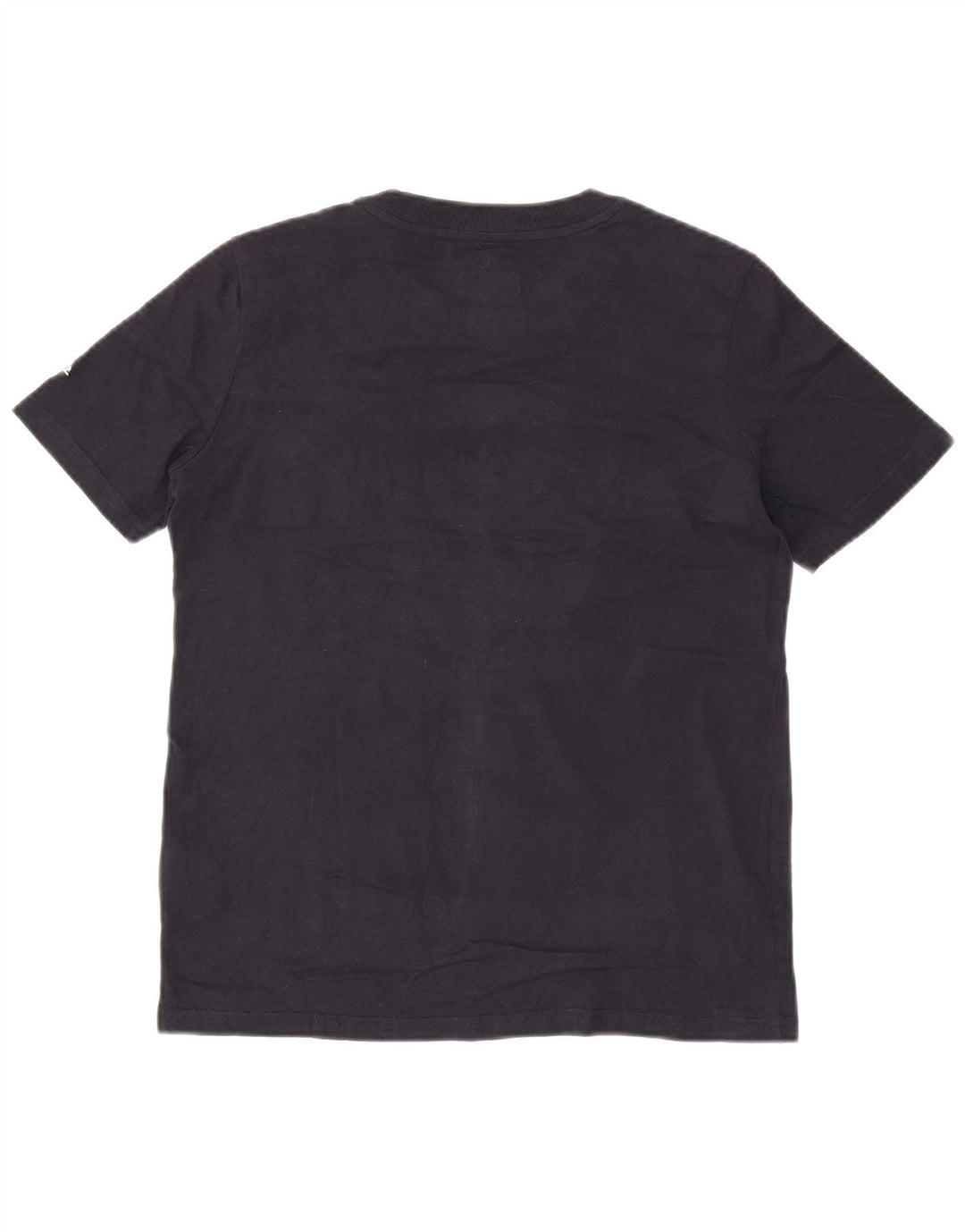 SUPERDRY Camiseta gráfica para mujer Top UK 8 Small Azul marino Algodón