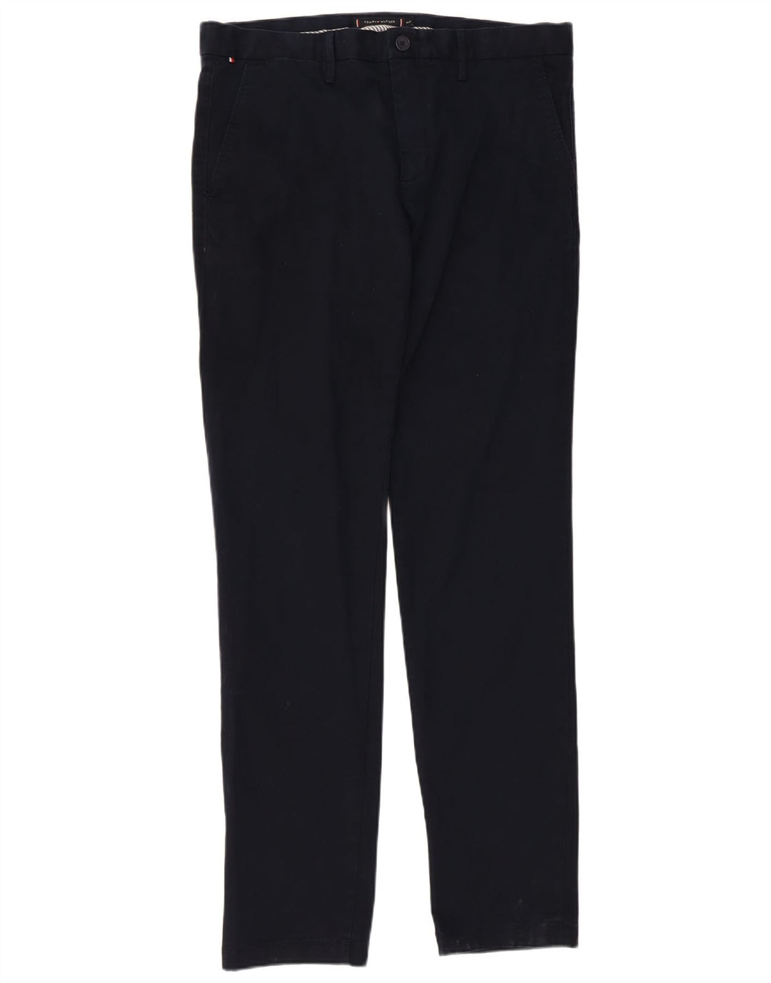 TOMMY HILFIGER Pantalón chino ajustado para hombre W36 L34 Algodón azul marino