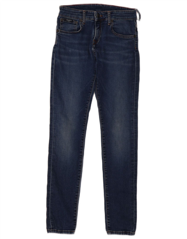Hackett Vaqueros Slim Mujer W26 L29 Azul Clásico