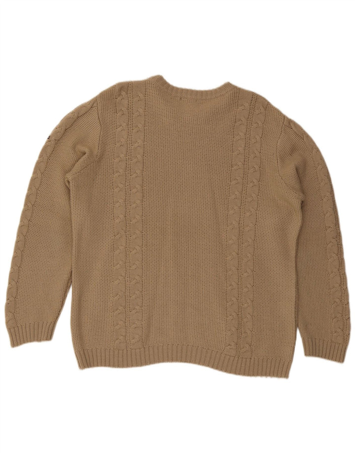 Canadiens Hombre Cuello Barco Jersey Jersey XL Lana Beige