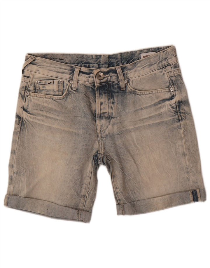 Shorts Vaqueros Mujer Gas W27 Small Azul Algodón