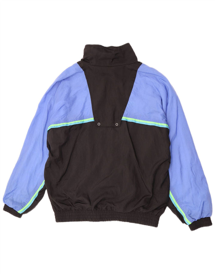 Lotto Hombre Chaqueta De Chándal Con Estampado De Nylon Color Block En Azul Medio
