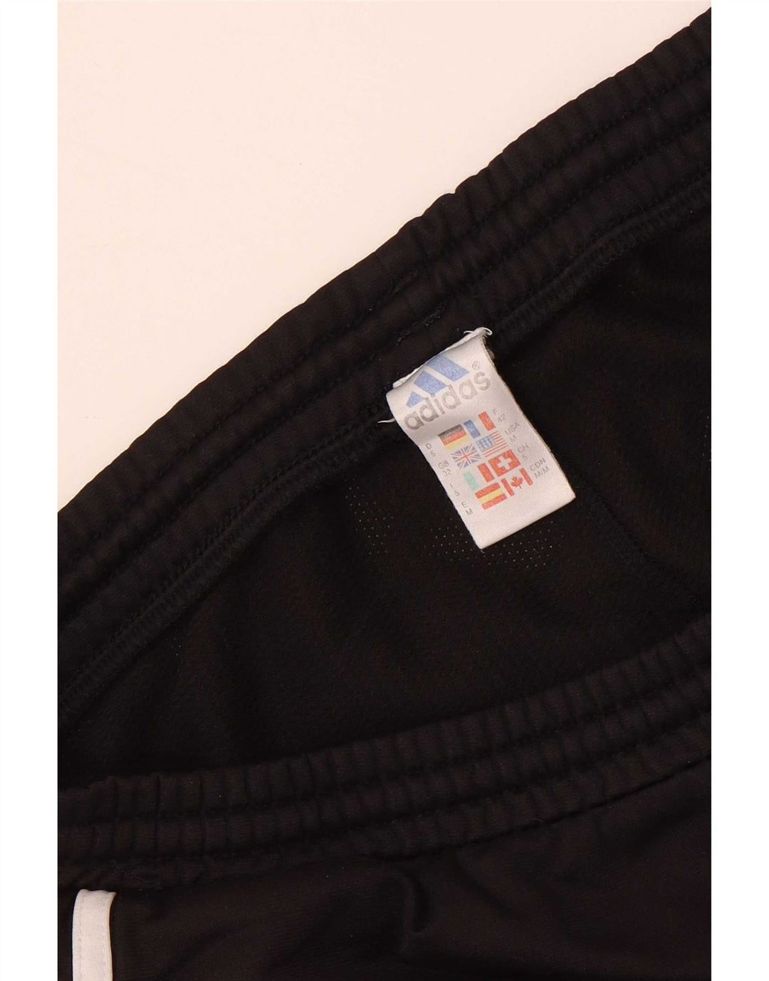 Pantalón Corto Deportivo Adidas Hombre Mediano Negro Poliéster