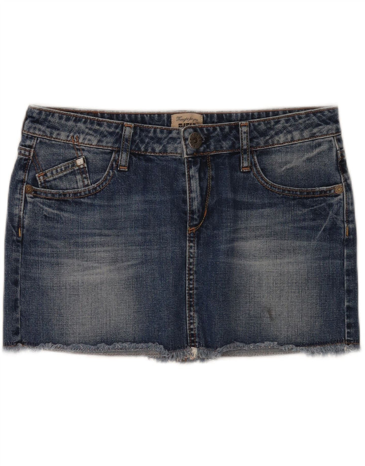 Minifalda vaquera para mujer Rifle W27 Small Blue Cotton