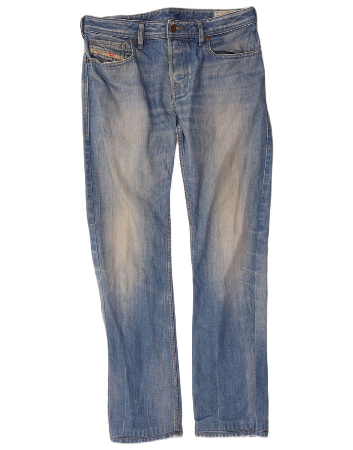 Diesel Hombre Zatiny Regular Bootcut Jeans W30 L30 Algodón Azul