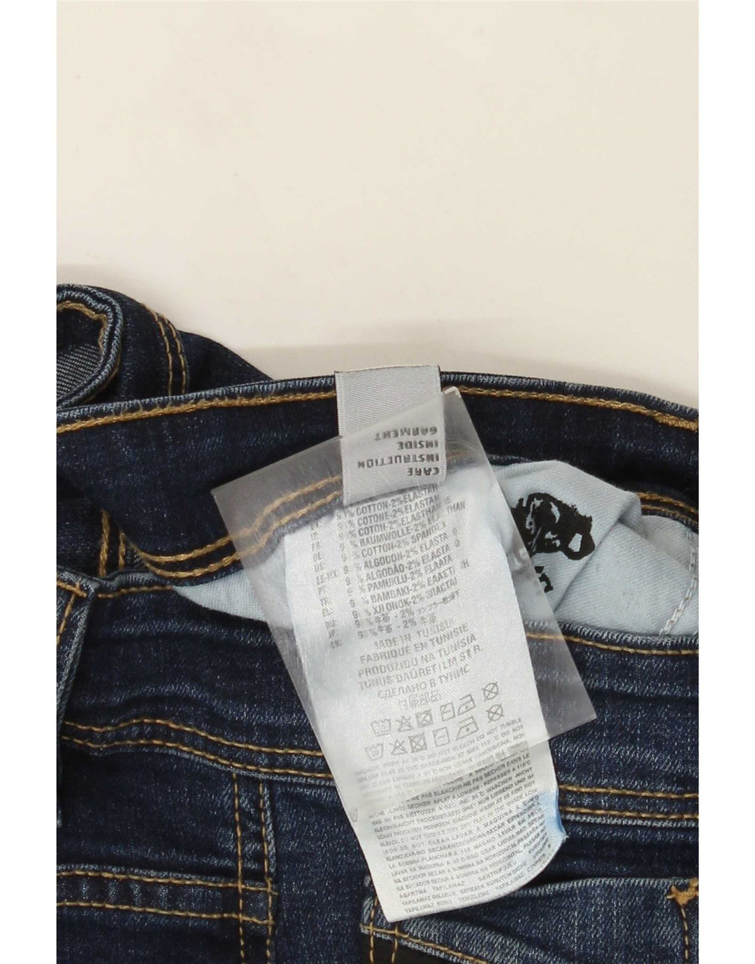 Vaqueros Slim Mujer Diesel W36 L31 Algodón Azul