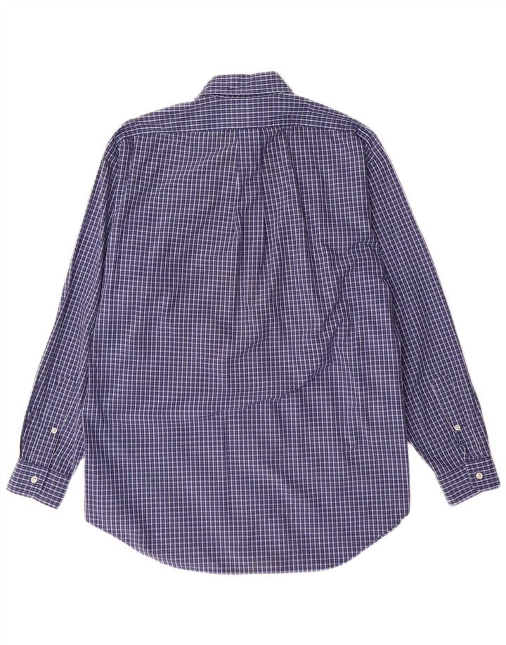 Ralph Lauren Camisa Blake De Corte Relajado Para Hombre Algodón A Cuadros Azul Medio