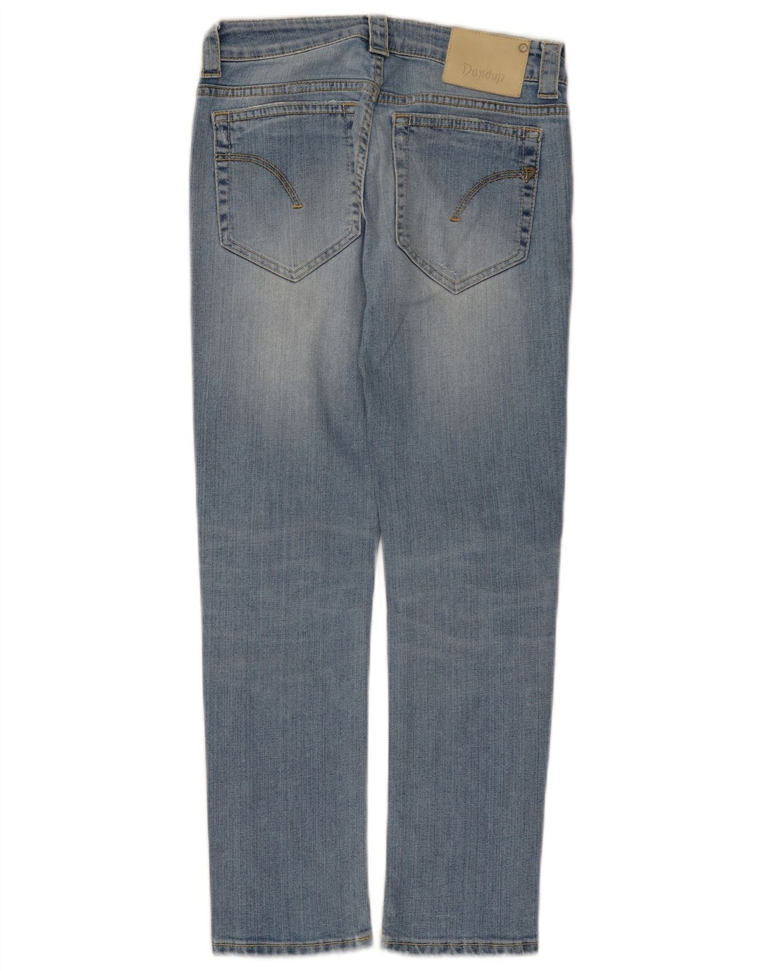 Vaqueros Dondup Mujer Slim W28 L27 Azul Algodón