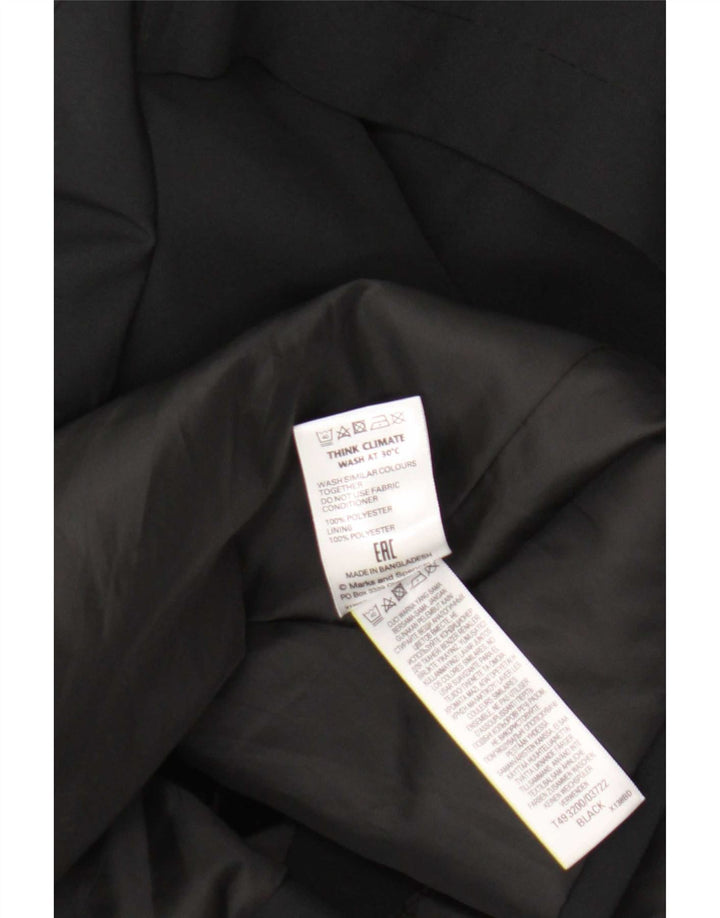 Marks & Spencer Gabardina para mujer UK 40 Mediano Poliéster negro