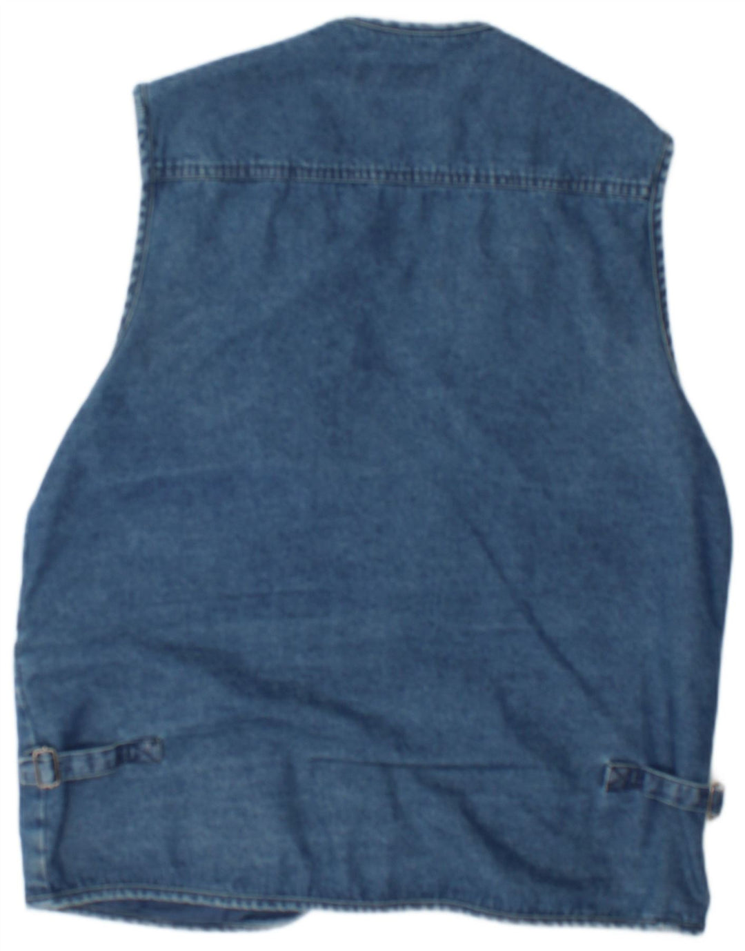 Olympia - Chaleco vaquero utilitario para hombre, talla 38, algodón azul medio