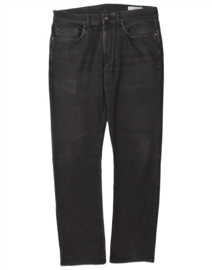 Marks & Spencer Vaqueros ajustados para hombre W32 L31 Algodón negro