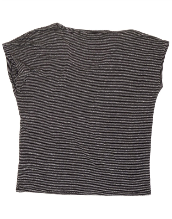Marks & Spencer Camiseta extragrande para mujer UK 10 Small Black Stripes