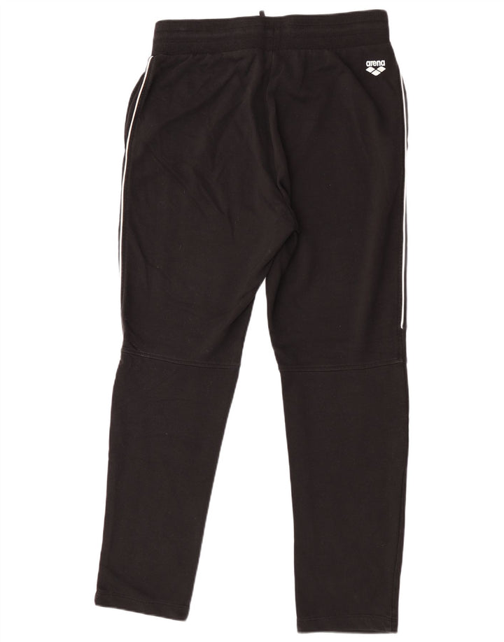 Arena Pantalón De Chándal Para Hombre Grande Negro Algodón