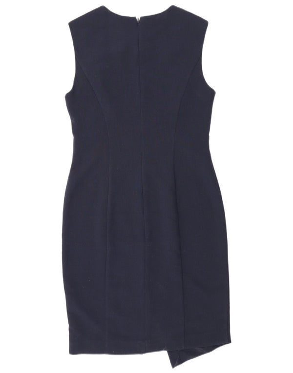 Topshop Vestido tubo sin mangas para mujer UK 40 Medio Poliéster azul marino